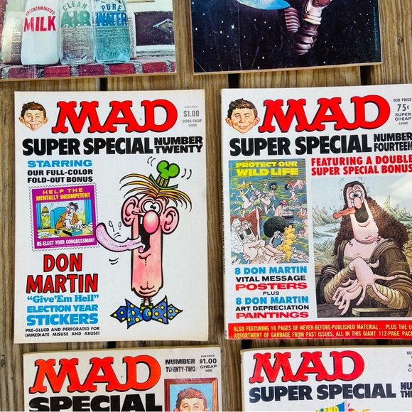 Vintage Mad Magazine Super Special Collection Seventies Comics set of 6 - Picture 4 of 15